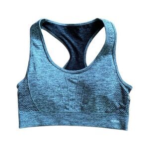 RBX Women's Grey Padded Racerback Sports Bra Size Small